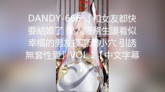 DANDY-666 「和女友都快要結婚了 美人服務生讓看似幸福的男友摸濕潤小穴 引誘無套性愛」VOL 1【中文字幕】