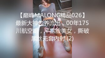 【巅峰MALONG精品026】最新大神包养流出，00年175川航空姐，半露脸美女，撕破黑丝无套内射 (2)