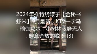 2024年推特烧婊子【金秘书虾米】9月最新，KTV一字马，瑜伽喷水，小树林寂静无人，肆意奔放的脱！ (3)