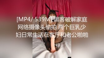 [MP4/ 539M] 黑客破解家庭网络摄像头偷拍 两个巨乳少妇日常生活在客厅和老公啪啪