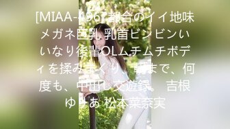 [MIAA-496] 都合のイイ地味メガネ巨乳 乳首ビンビンいいなり後輩OLムチムチボディを揉みまくり、朝まで、何度も、中出し交遊録。 吉根ゆりあ 松本菜奈実