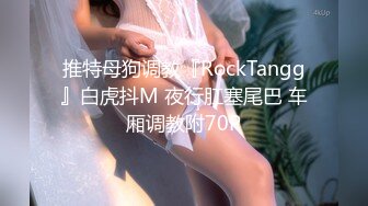 推特母狗调教『RockTangg』白虎抖M 夜行肛塞尾巴 车厢调教附70P