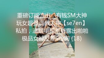 重磅订阅流出，有钱SM大神玩女超强调教大神【se7en】私拍，滴蜡电控羞辱露出啪啪极品女神反差S母狗 (18)