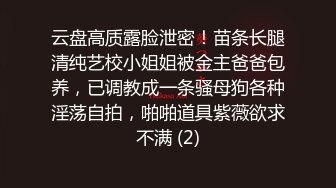 云盘高质露脸泄密！苗条长腿清纯艺校小姐姐被金主爸爸包养，已调教成一条骚母狗各种淫荡自拍，啪啪道具紫薇欲求不满 (2)